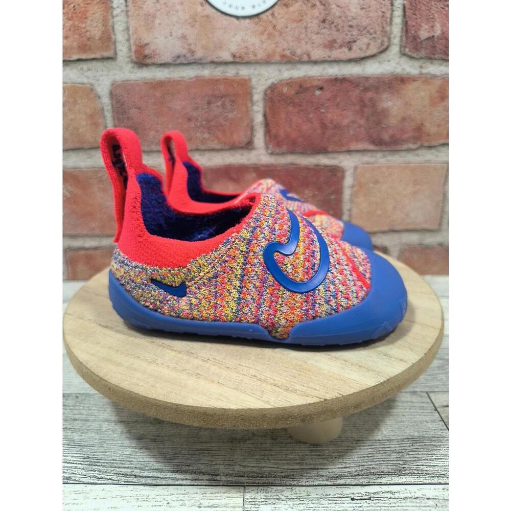 Nike Swoosh 1 TD 6c Siren Red Game Royal Toddler Infant Casual Shoes FB3244-100 - Picture 4 of 8
